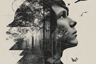 design a high end album cover with clear creative direction