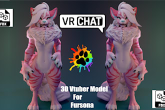 do vrchat avatar furry avatar vrc avatar furry nsfw 3d vrchat animaze vtuber vrm