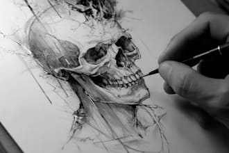 draw your tattoo sketch and design