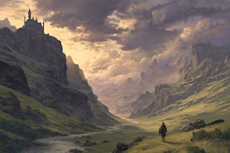 illustrate cityscape, architecture, landscape for you