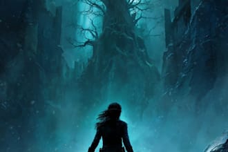 design a premium dark fantasy or gothic romance book cover