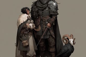 dnd character art and dnd character art
