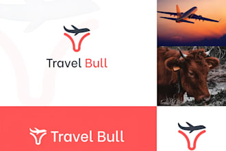 make eye catching bull head logo design 1 day