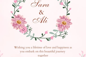 design custom wedding and party invitation