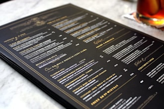design TV menu restaurant menu digital menu board food menu