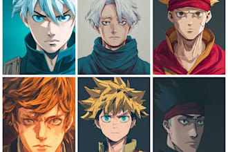 draw anime art illustration with emotional theme