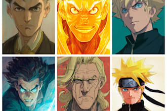 draw anime characters or fanart