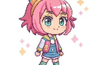 do pngtuber vtuber png tuber live2d rig pixel chibiart