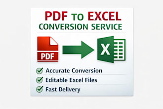 convert PDF to excel