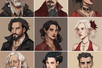 create dnd or pathfinder characters