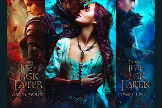 design exclusive  gothic romance book cover art
