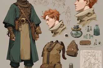 do a dnd character art and dnd character art