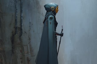 do sci fi character illustration or sci fi character art