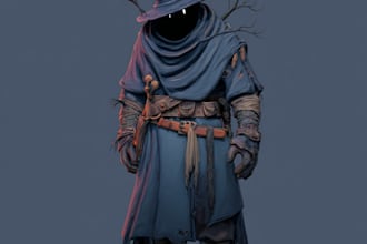 draw realistic dark fantasy art and horror illustrations
