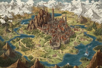 do fantasy map design