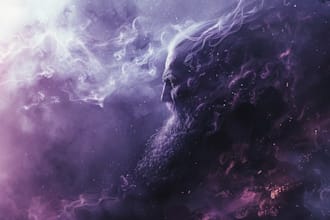 create dark fantasy art illustration for albums cover, merch, tattoo