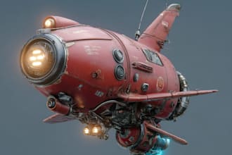do sci fi spaceship design