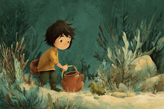 paint a fabulous kids story children book illustration