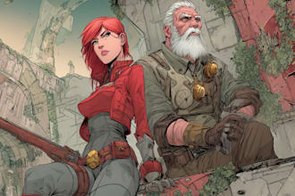 design comic book illustration