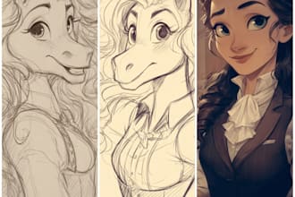 draw a pony character or any character for you