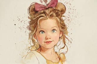 turn your photo into a disney style cartoon portrait