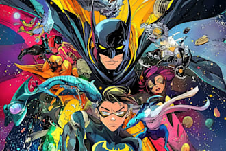 superhero character for comics