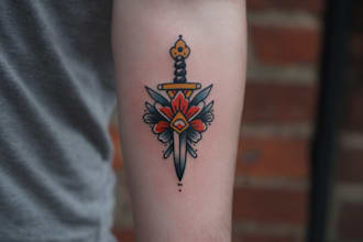draw a fabulous old school or traditional tattoo design for you