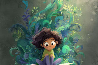 draw children book illustrations and children book