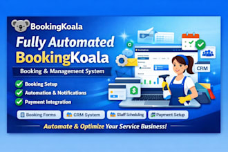create fully automated bookingkoala booking and management system