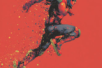 superhero character for comics
