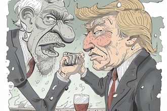 do political cartoons, political caricature