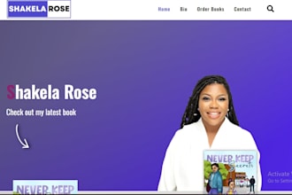 design author website, ebook website, book author website, ebook landing page