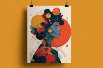 create modern and professional poster design for any purpose