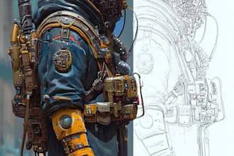 create a cinematic 2d character render for fantasy