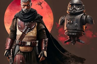 create cinematic sci fi and space opera content inspired