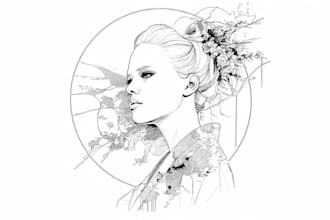 design an artistic line art or minimalist tattoo art