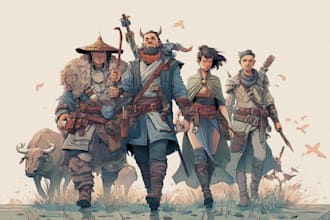 draw your dnd party