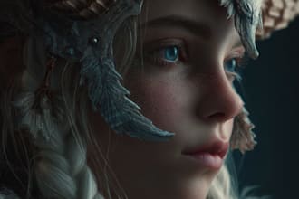 do realistic or fantasy portrait