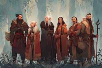 draw your dnd party