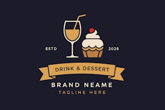 design outstanding food and drink logo
