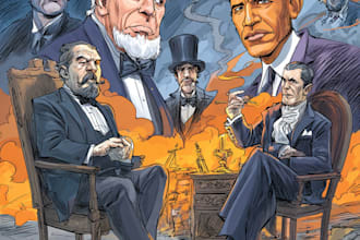 illustrate your political cartoon