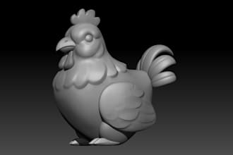 create high quality 3d sculpting and models in zbrush