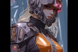 draw your star wars sci fi character art