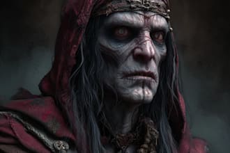 fantasy horror and fantasy horror character