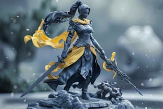 do print warhammer tabletop miniatures action figure model