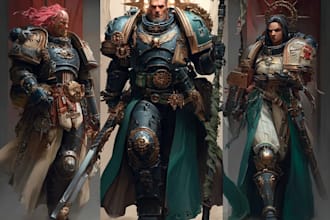 making a warhammer 40k character