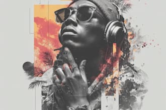 design a hip hop album cover artwork