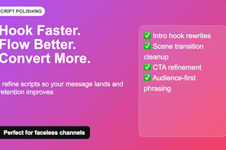 polish your youtube script for stronger hooks, retention, and flow