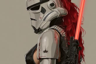 do sci fi star wars character for you