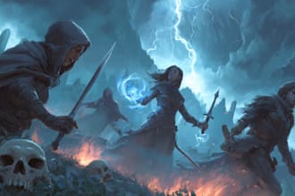 illustrate fantasy comic artworks
